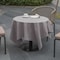 Deerlux 100% Pure Linen Washable Tablecloth Solid Color, 52 x 78 Rectangle Gray QI003989.5278.GY - alternate 6
